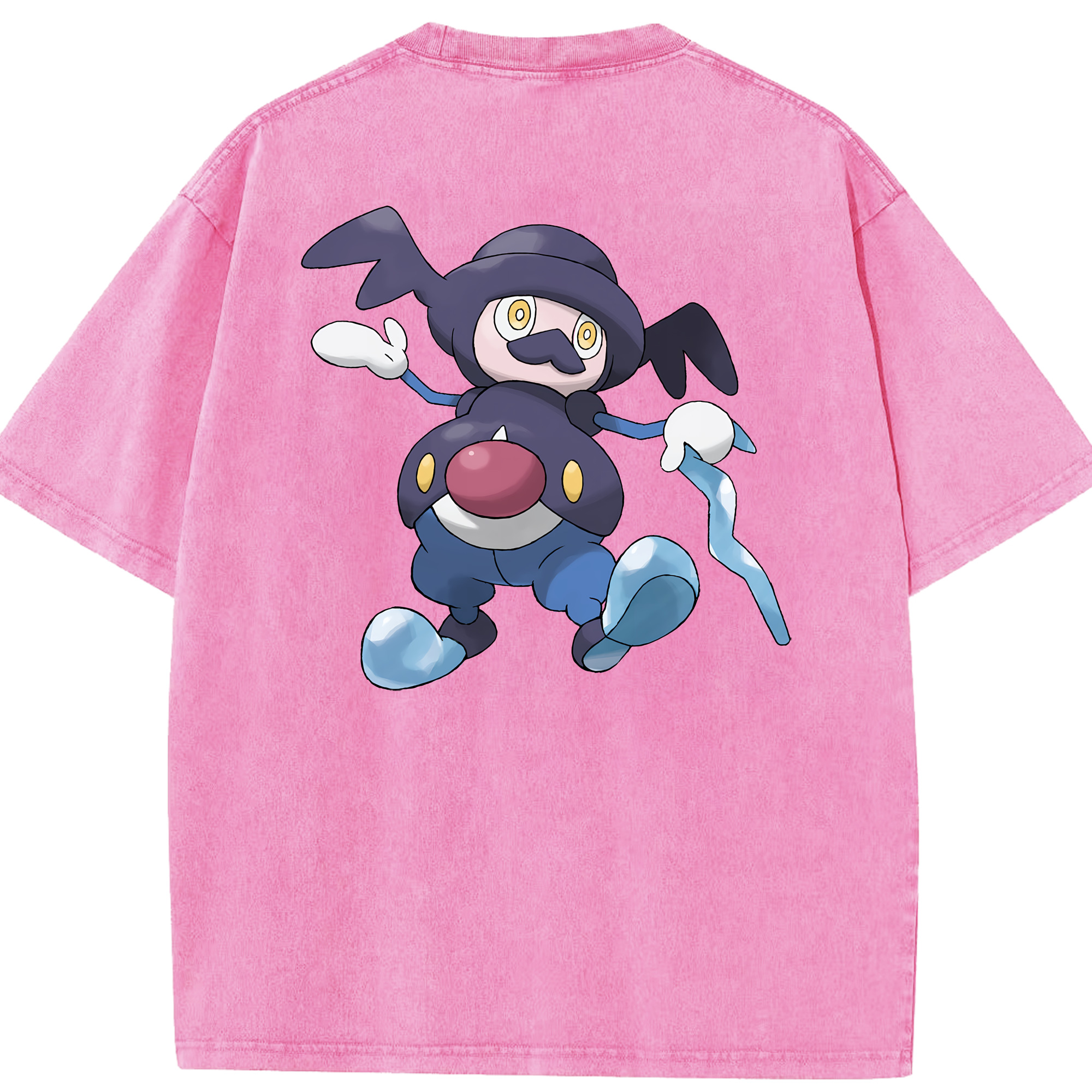 （画像用） ポケットモンスター Pokémon 綿100% ヴィンテージ風 半袖Tシャツ（背面プリント）